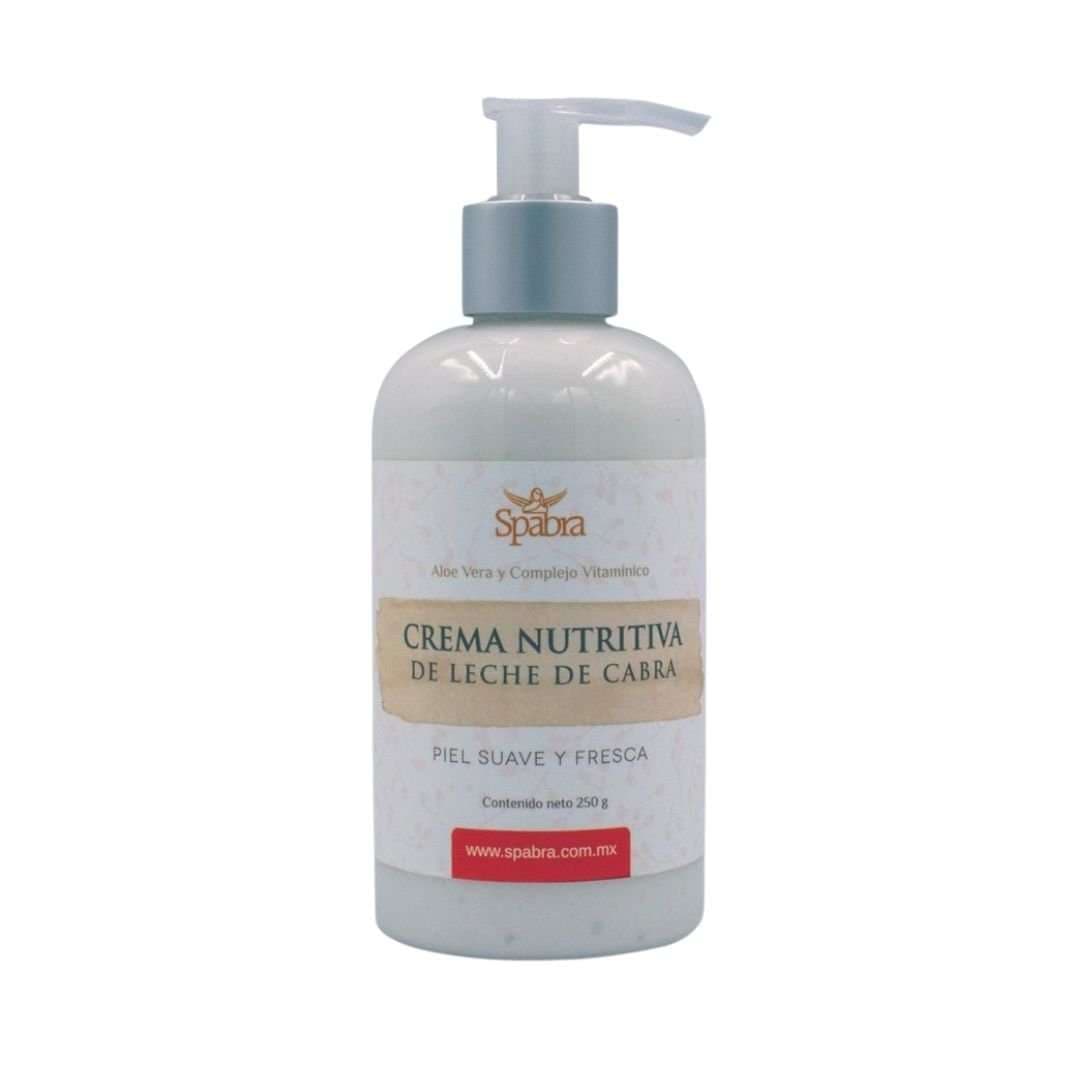 Crema nutritiva de leche de cabra