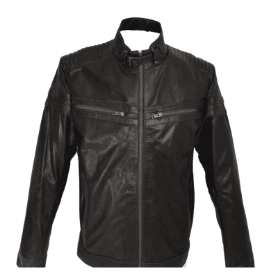 Chamarra de Piel Biker