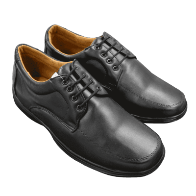 Zapato Clínico Negro de Caballero Confort 4010