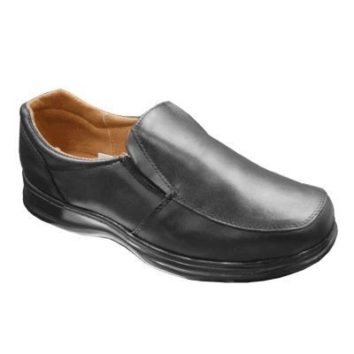 Zapato Clínico Negro de Caballero Confort 4020