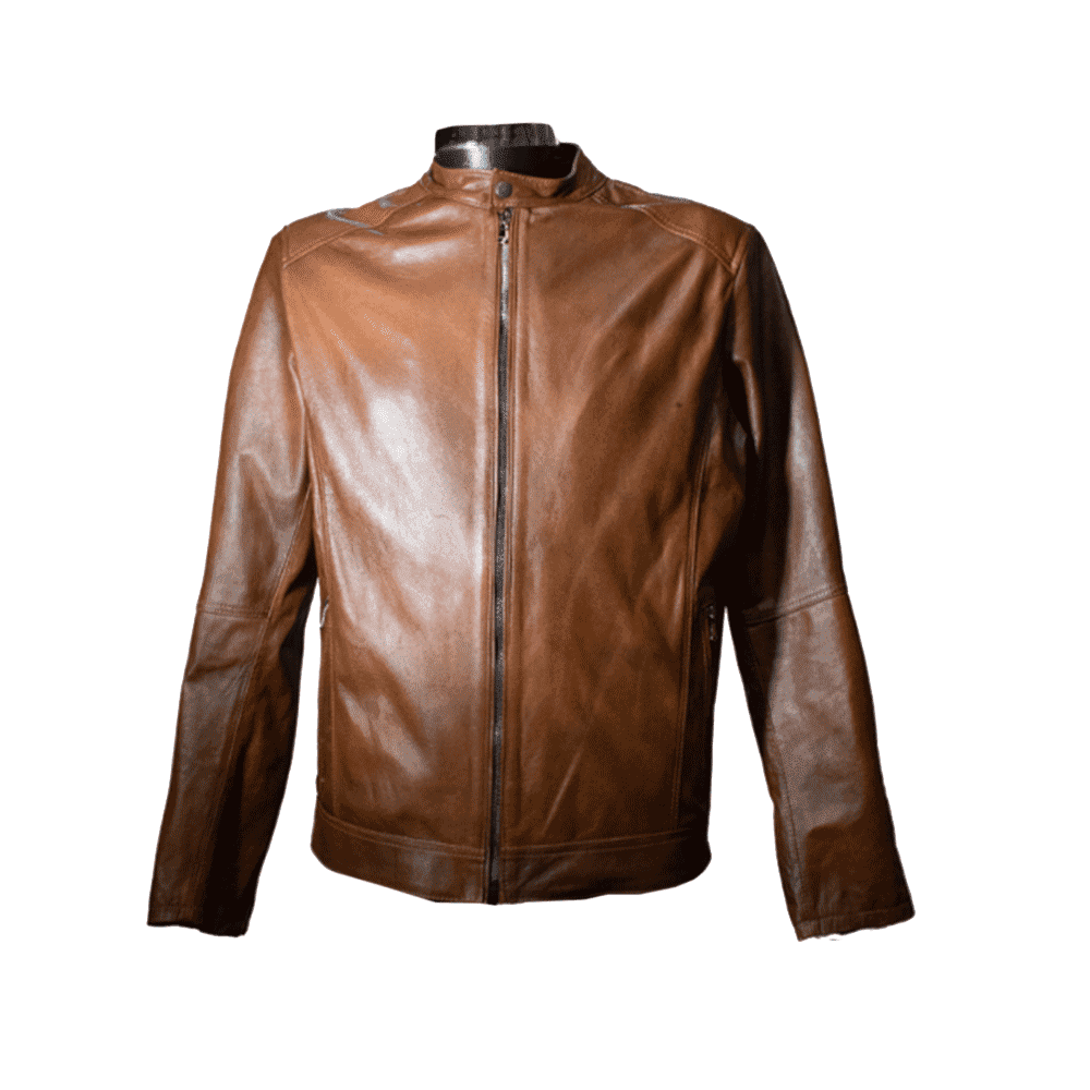 Chamarra para caballero 100% de piel de borrego, color café con detallas únicos que resaltan la gran calidad y mano de obra de su próxima chamarra