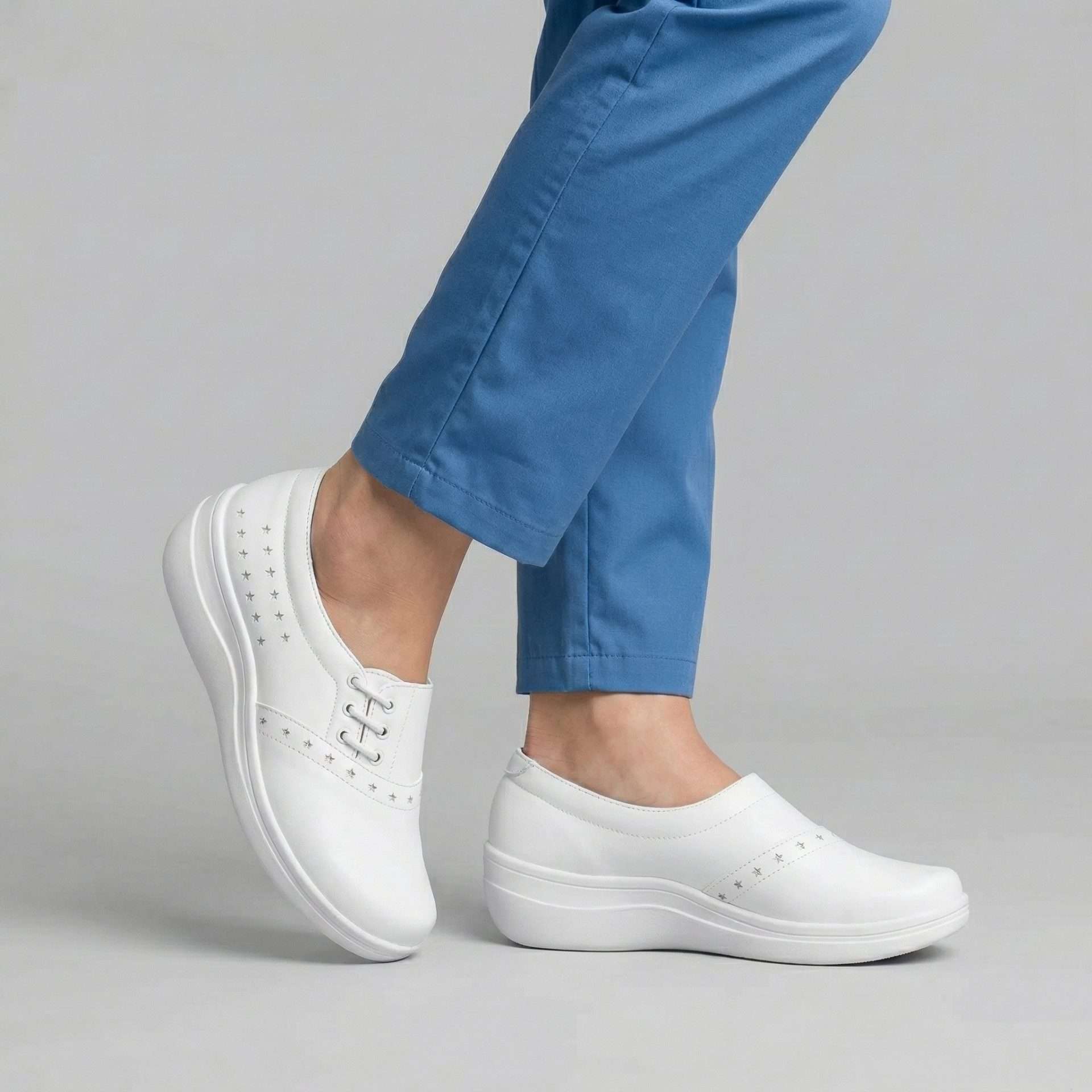 Zapato Clínico Blanco para Dama Clinic 3130