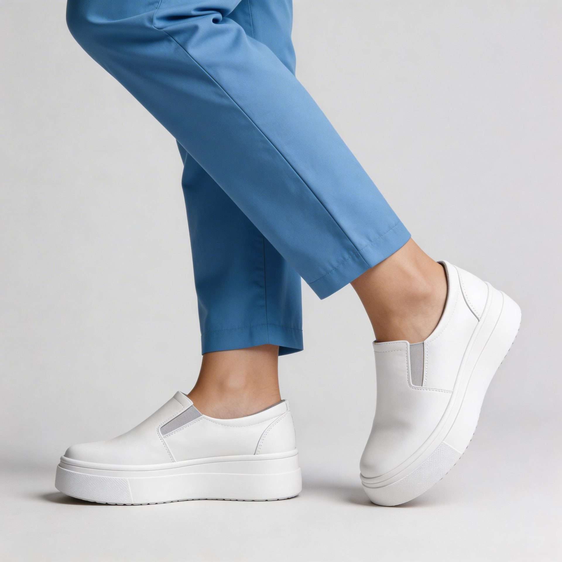 Zapato Clínico Blanco para Dama Clinic 4037