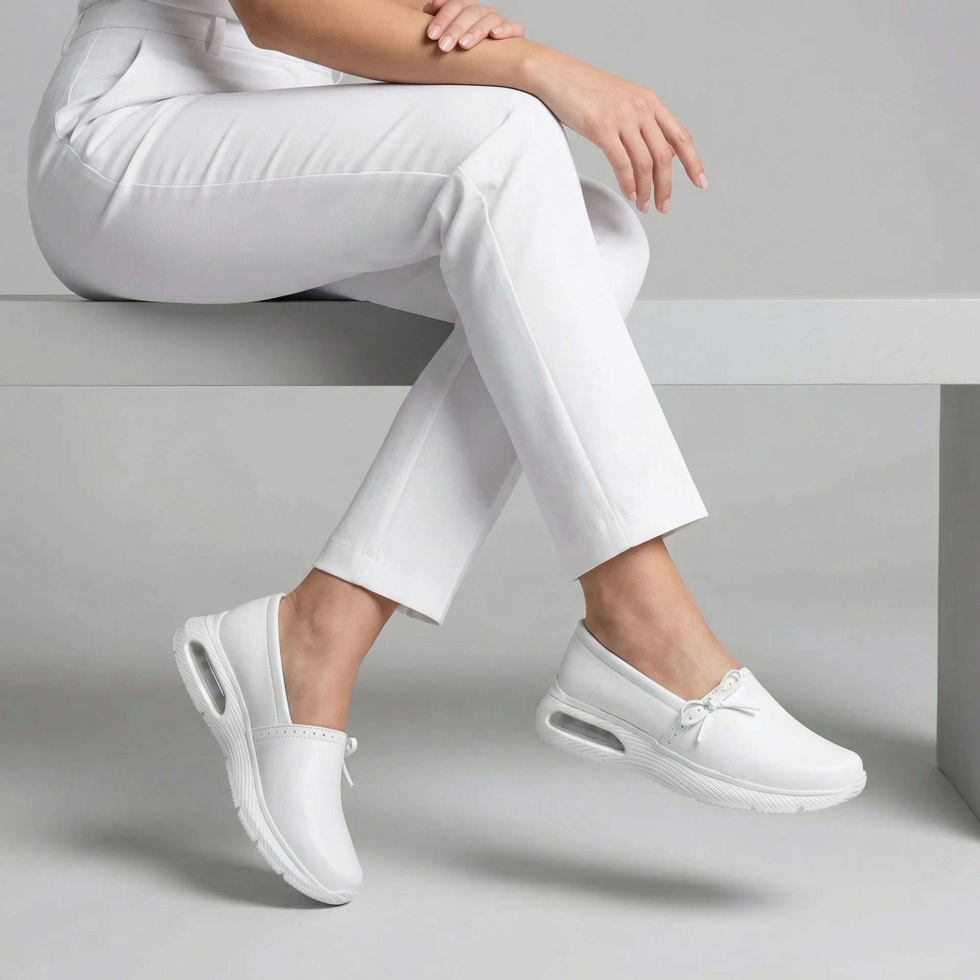 Zapato Clínico Blanco para Dama Clinic 5060