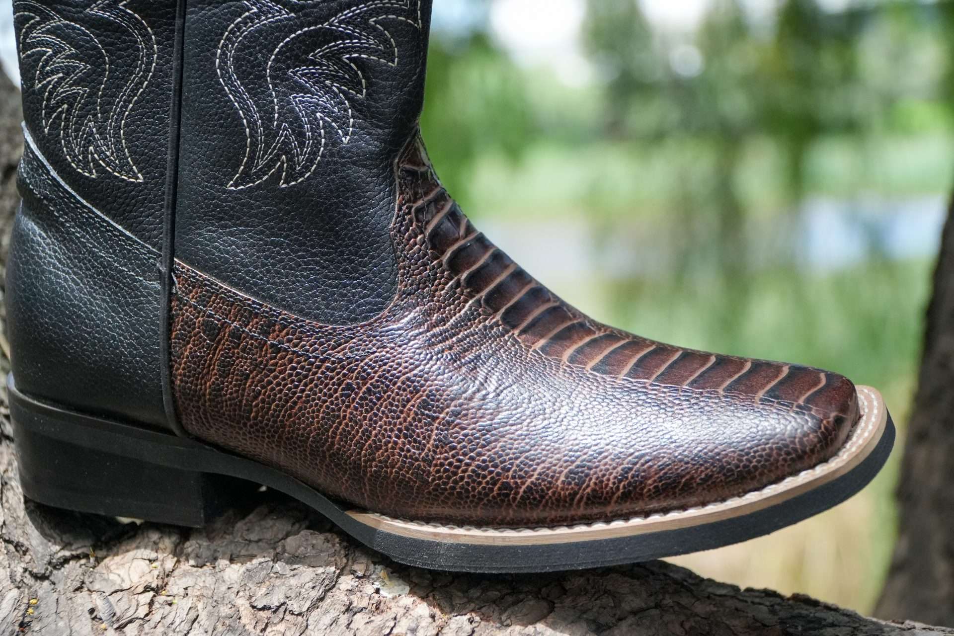 Ostrich Leg Floter Cowboy Boots