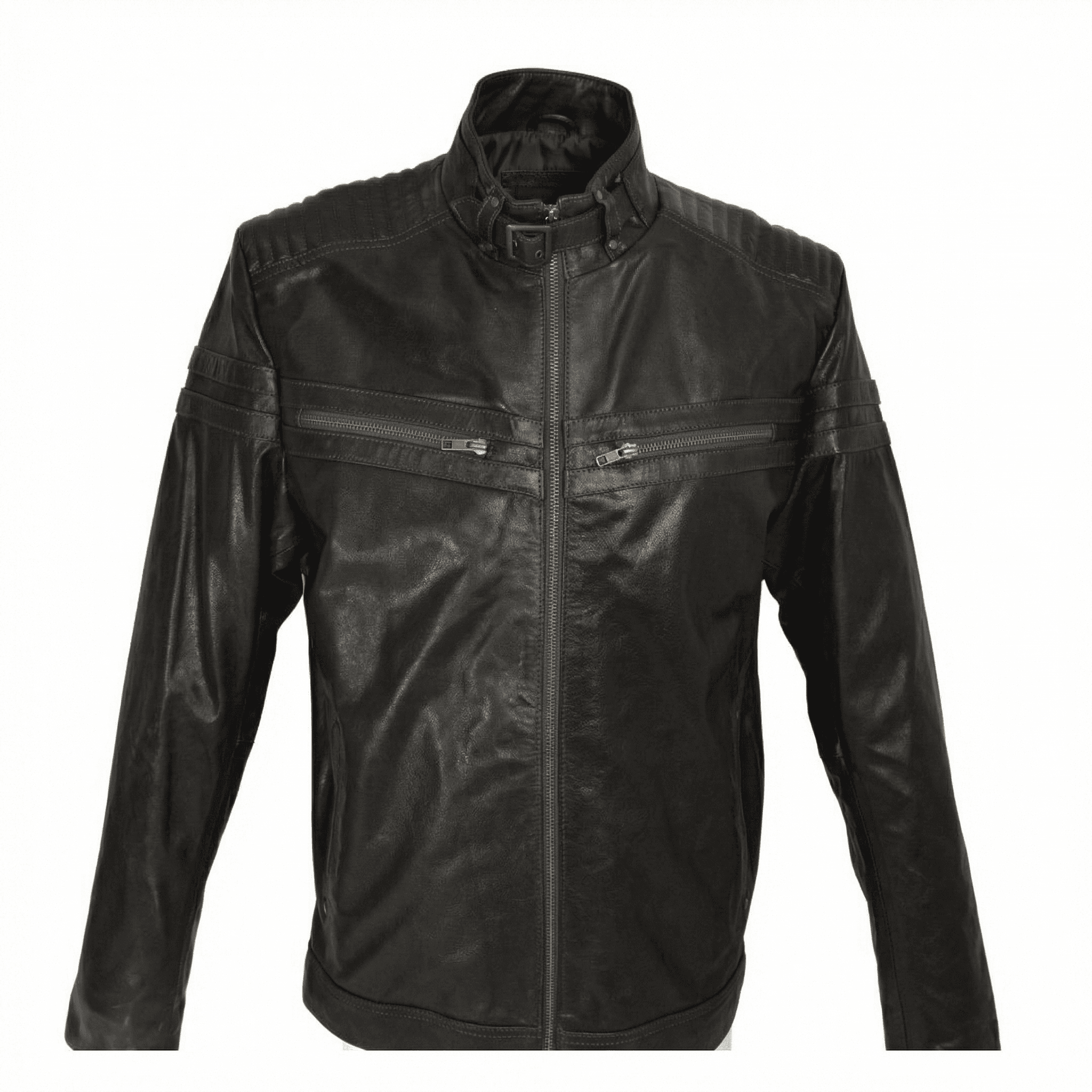 Chamarra de Piel Biker