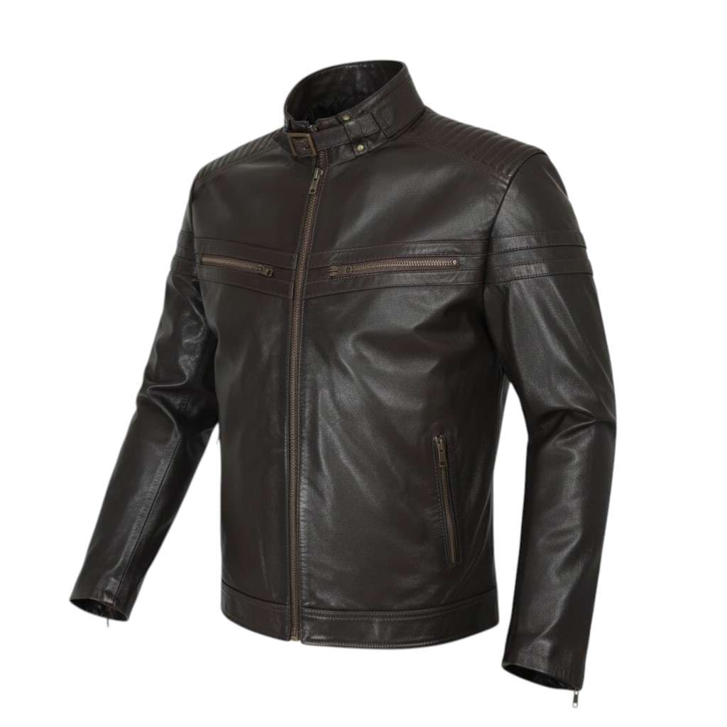 Chamarra de Piel Biker