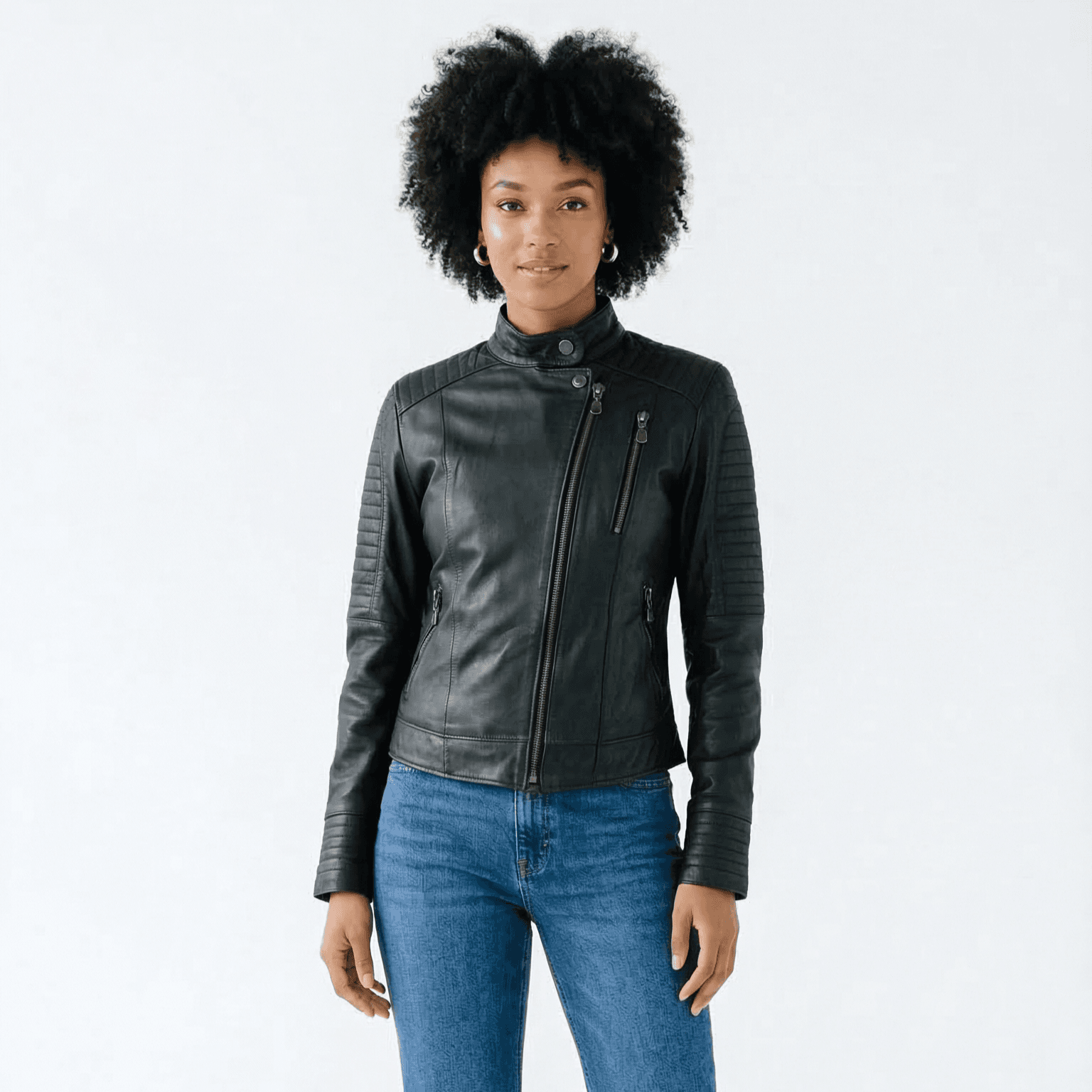 Chamarra de Piel Esmeralda