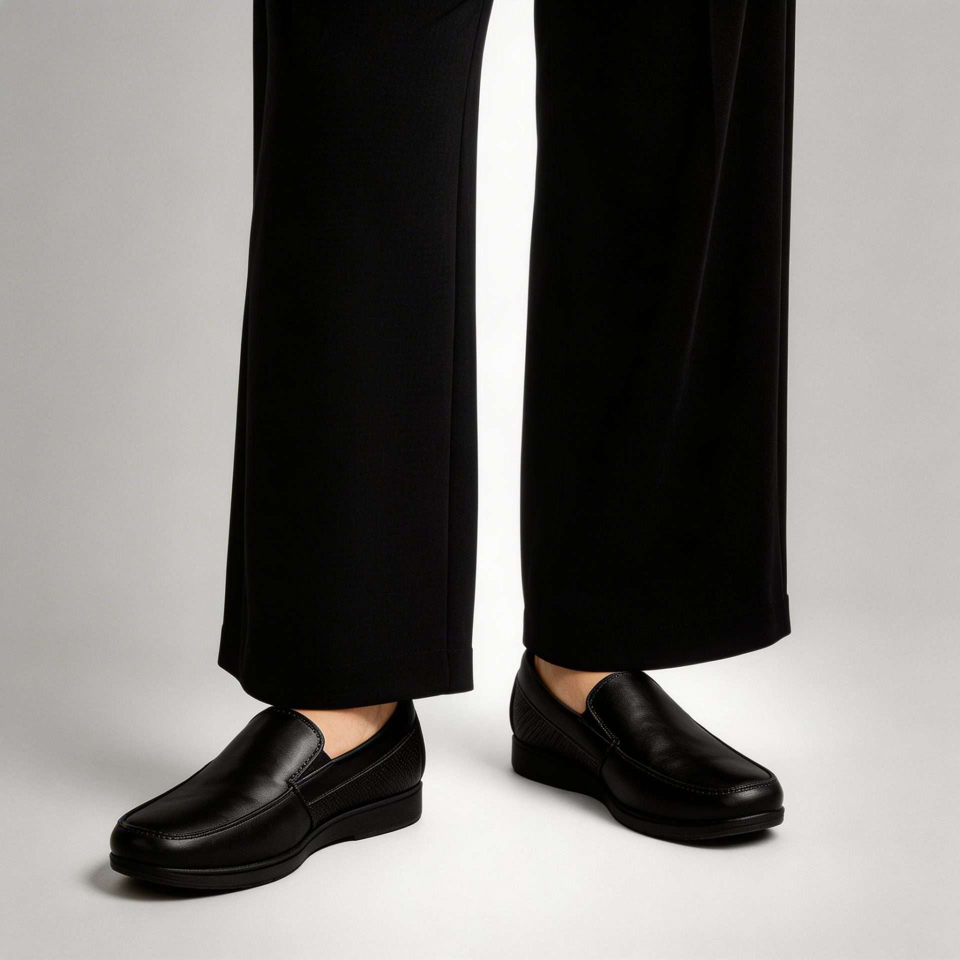 Zapato Clínico Negro de Mujer Confort 2039