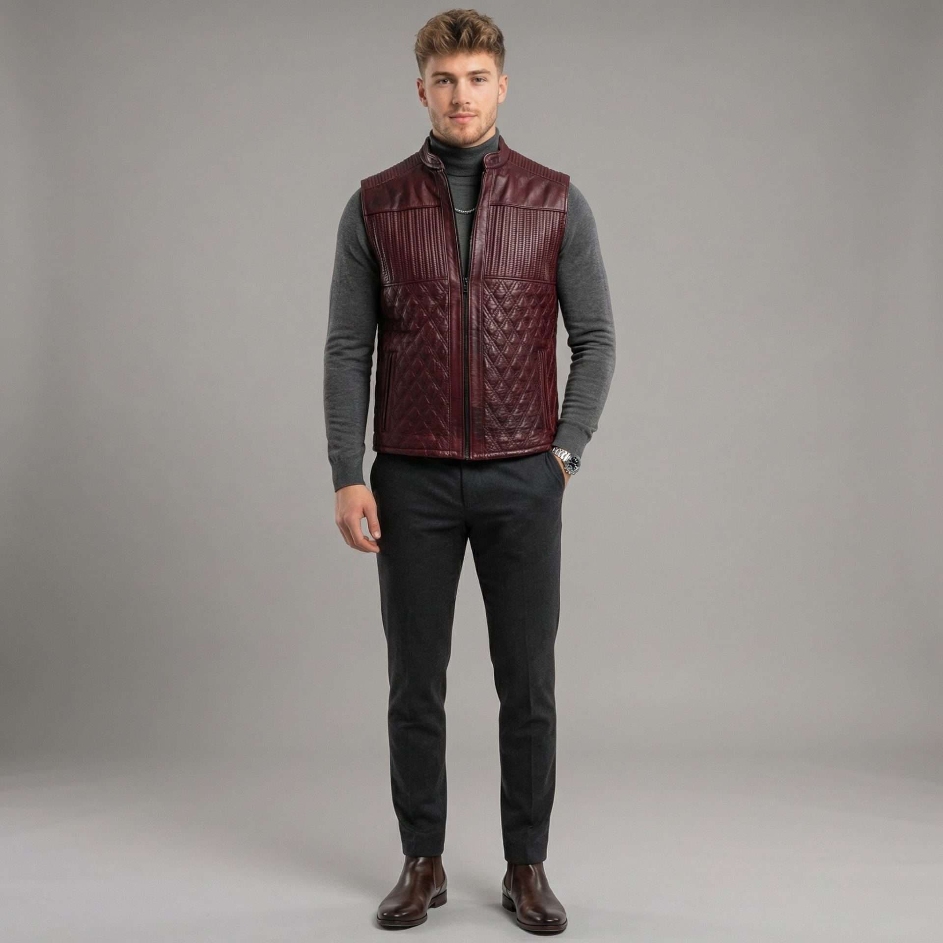 Chaleco de Piel Infinity