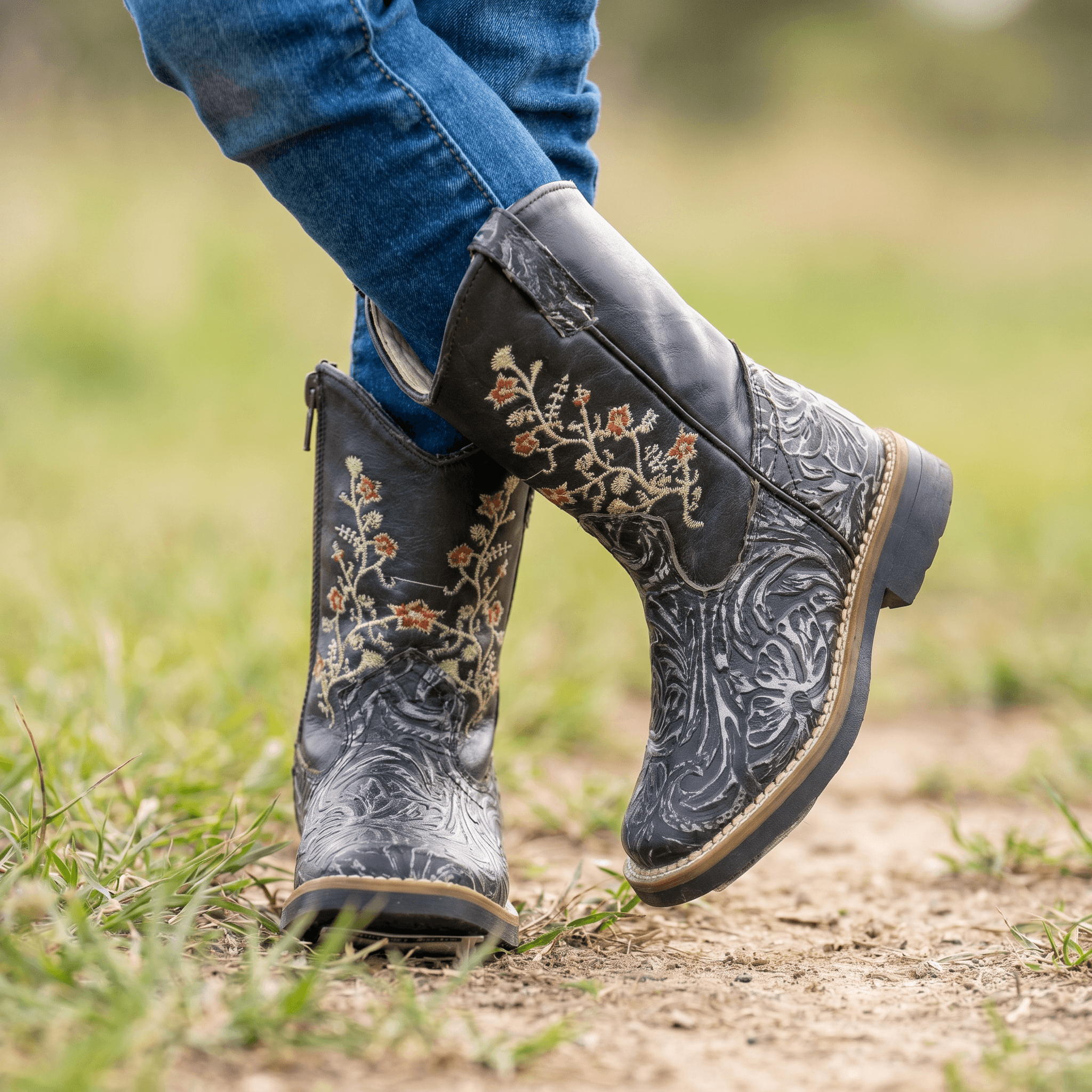 Botas Vaqueras Para Niña