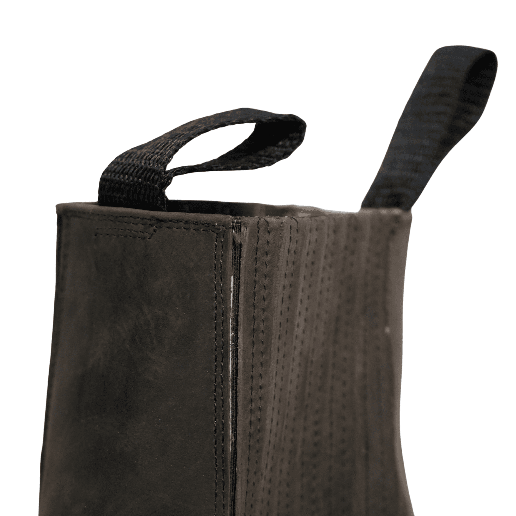 Brown Crazy Horse Leather Ankle Boots