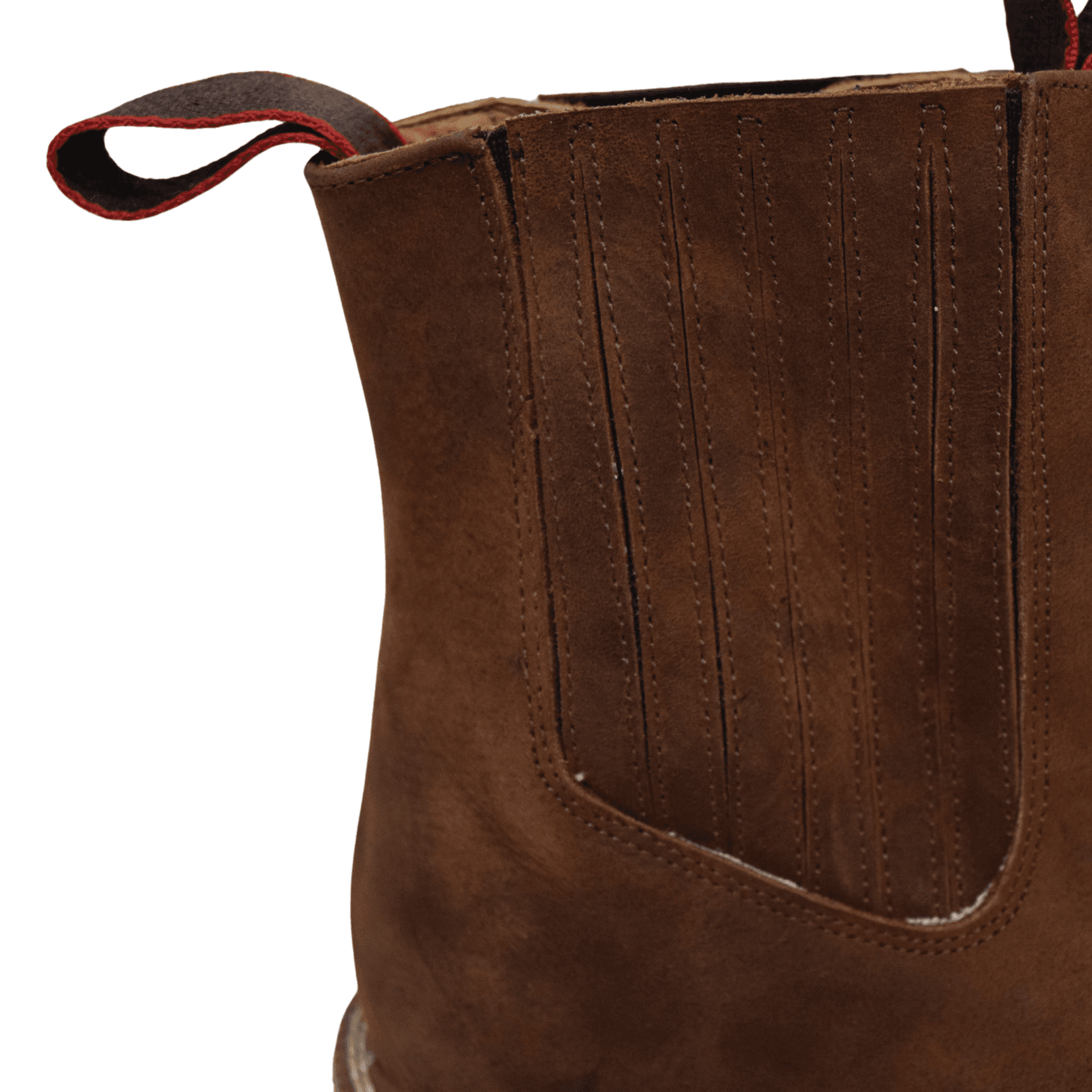 Brown Crazy Horse Leather Ankle Boots