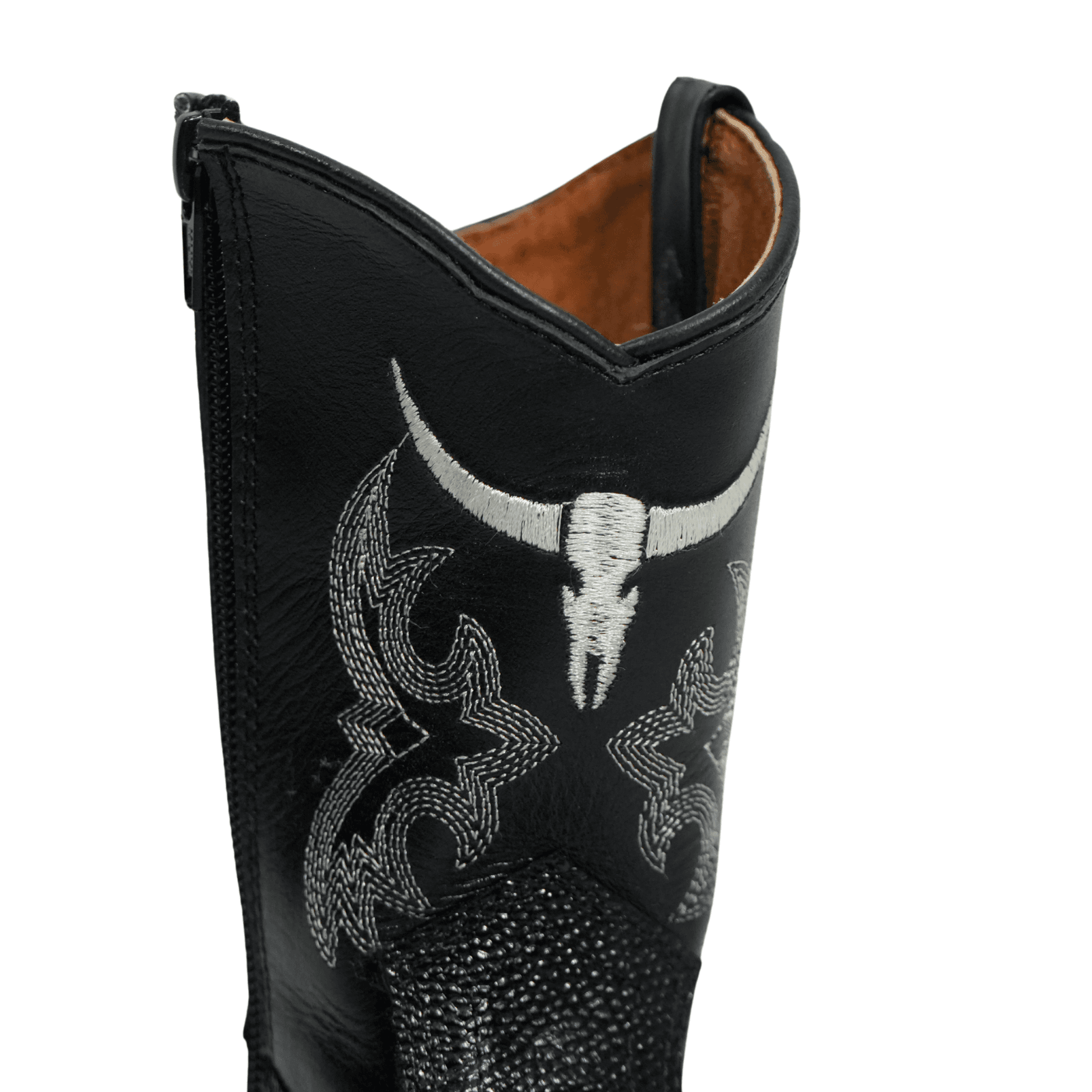 Kids' Black Floter Cowboy Boots