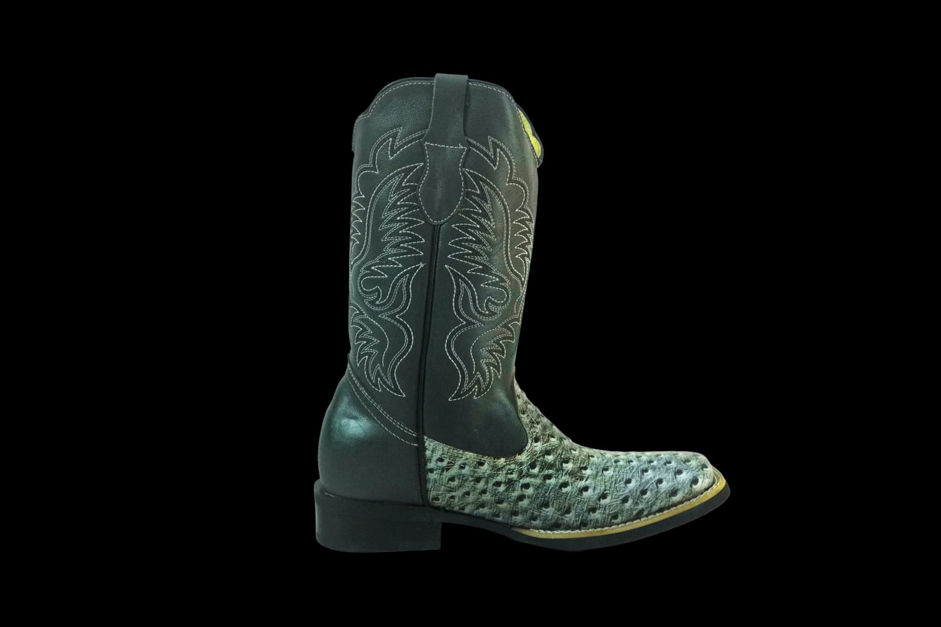 Genuine Leather Smooth Python Cowboy Boots