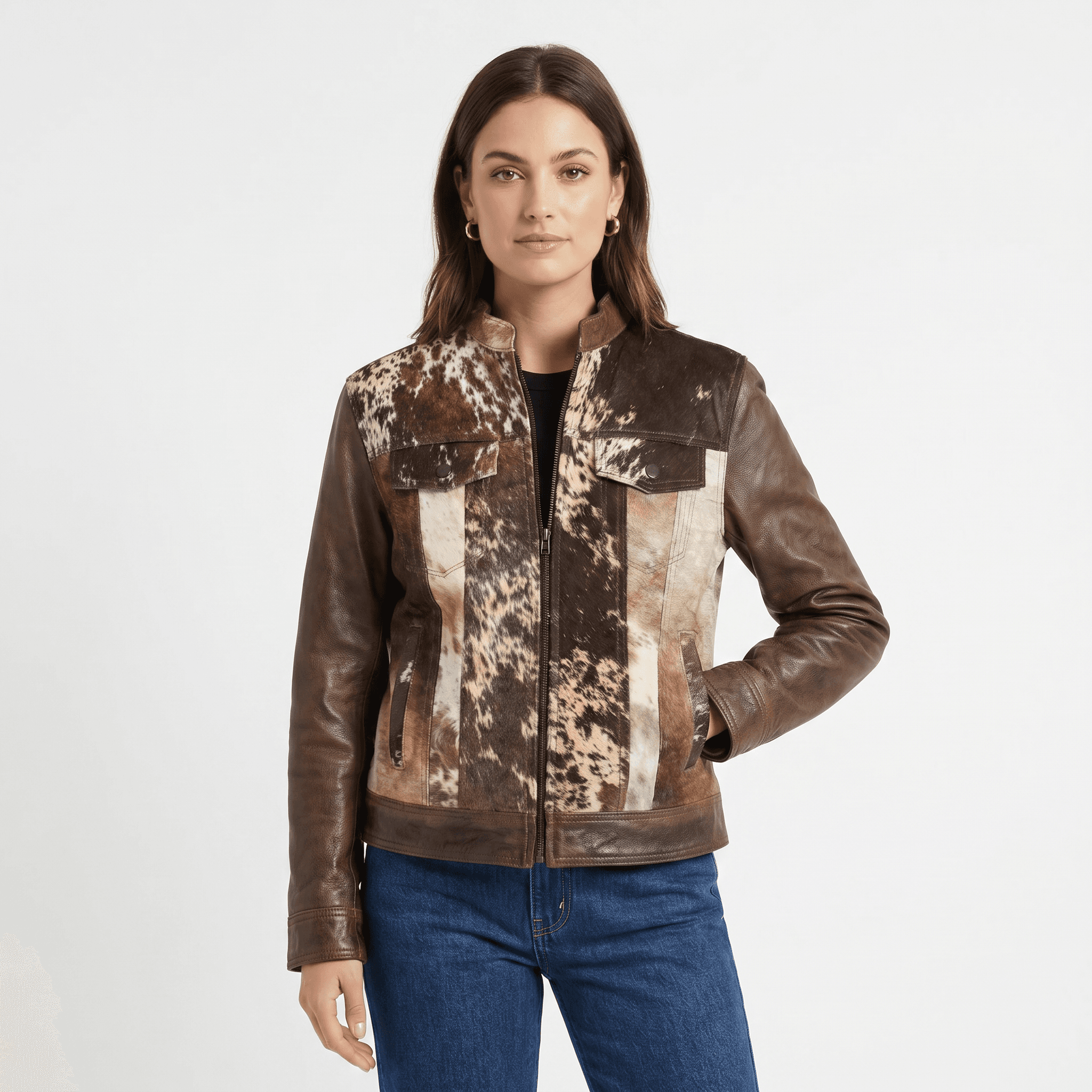 Cowhide Leather Jacket - Alle Mexique